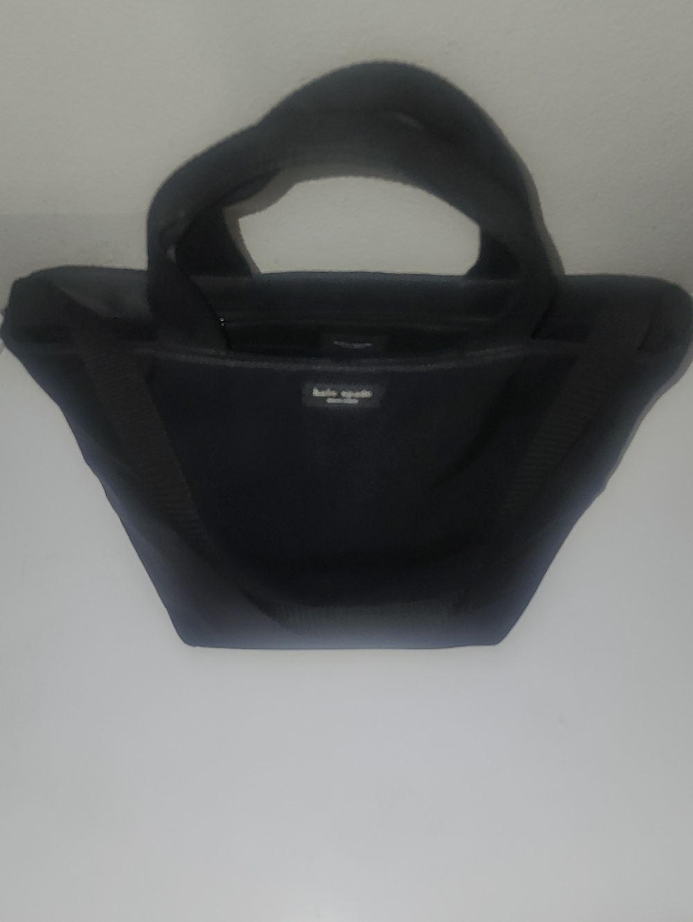 Kate Spade Black Nylon Tote Bag